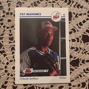 Pat Mahomes Orlando SunRays Pre-Rookie Card